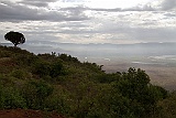 On our way down the crater